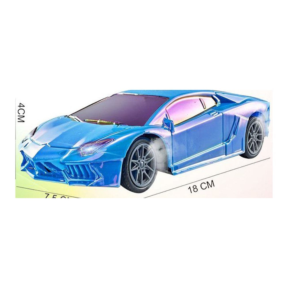 Carro Telecomandado 1:24 com Acabamento Metalizado Colorido - Azul