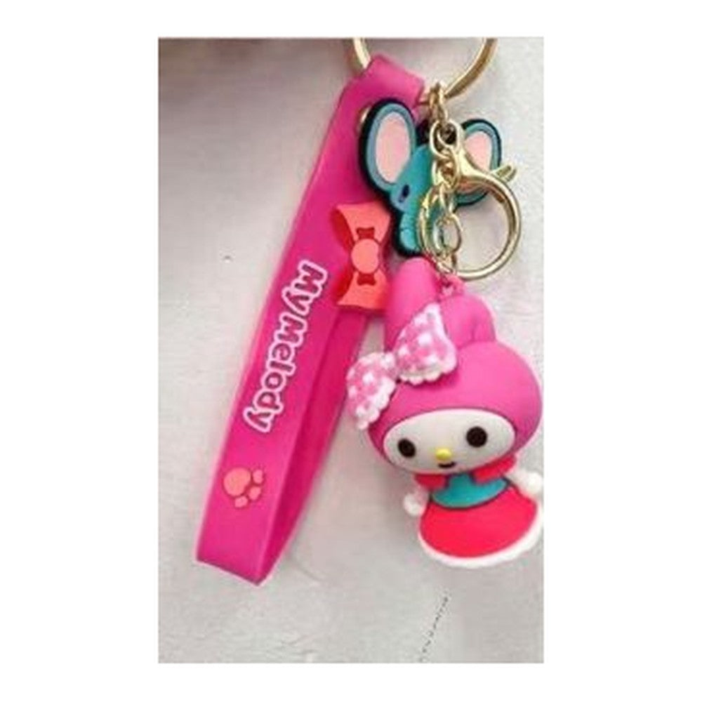 Porta-Chaves Kuromi - My Melody Fúcsia