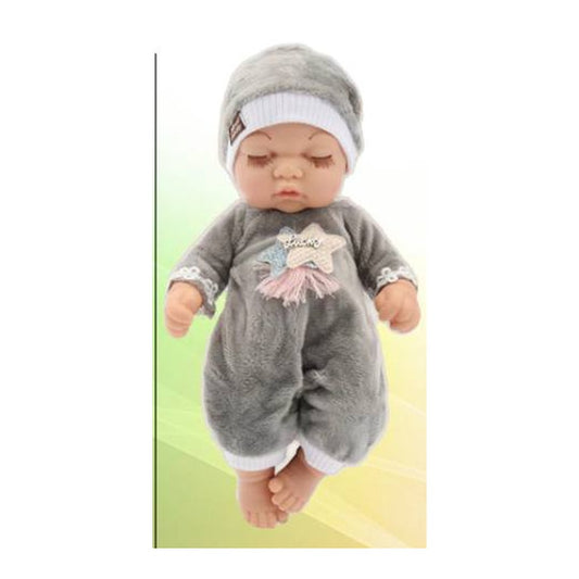 Bebé Realista 26 Cm Altura - Cinzento