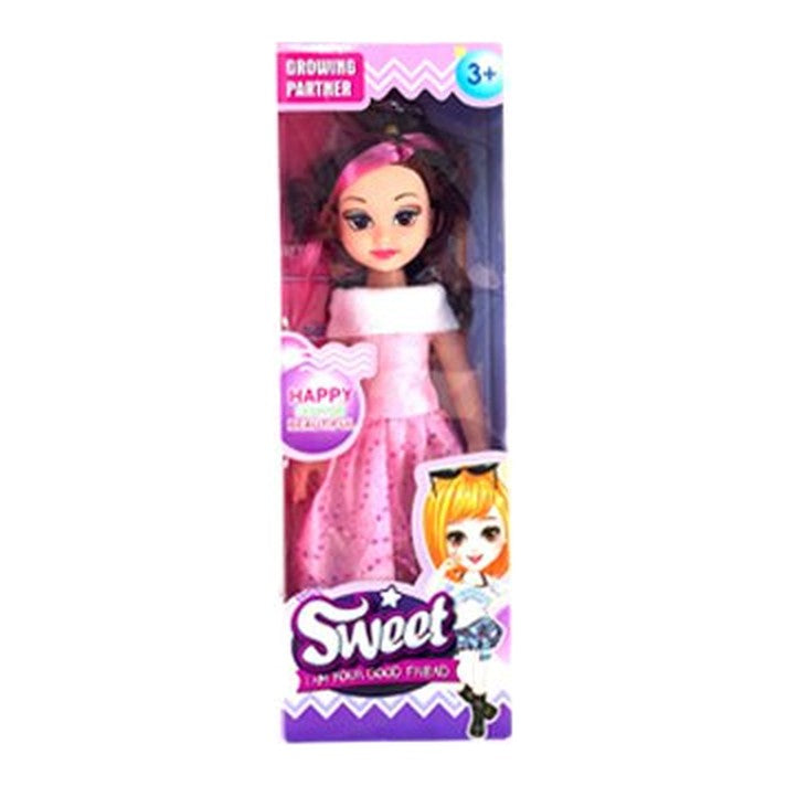 Boneca Sweet c/ Som - Vestido Rosa