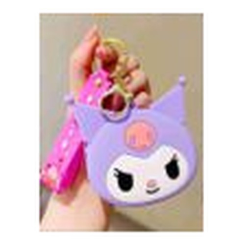 Porta-Moedas Hello Kitty and Friends - Kuromi Lilás