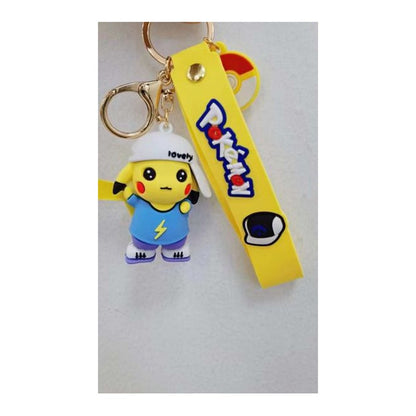 Porta-Chaves Pikachu com Chapéu I Love U - Camisola Azul