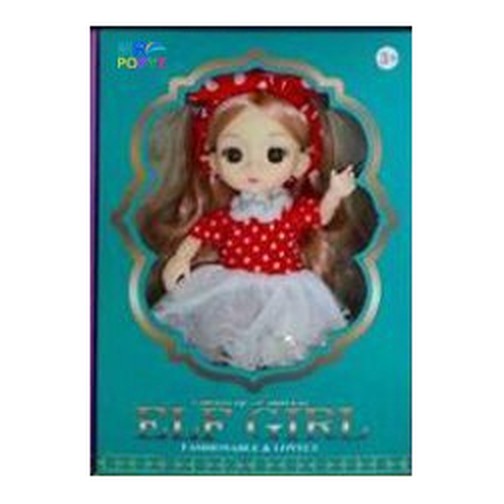 BONECA ELF GIRL - Bolas Vermelhas