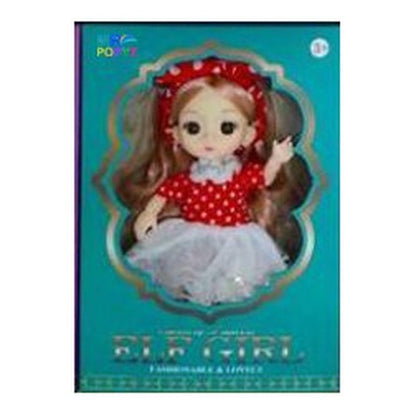BONECA ELF GIRL - Bolas Vermelhas