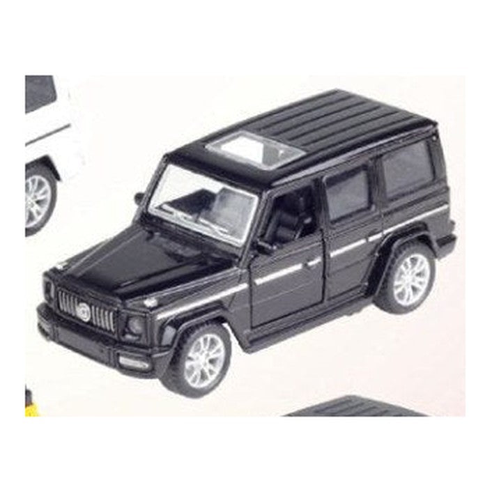 Mercedes G Jeep de Metal de Recuo 1:32 Sortidos - Preto