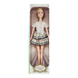 Boneca Fashion 30 Cm Altura - Saia Xadrez Bege