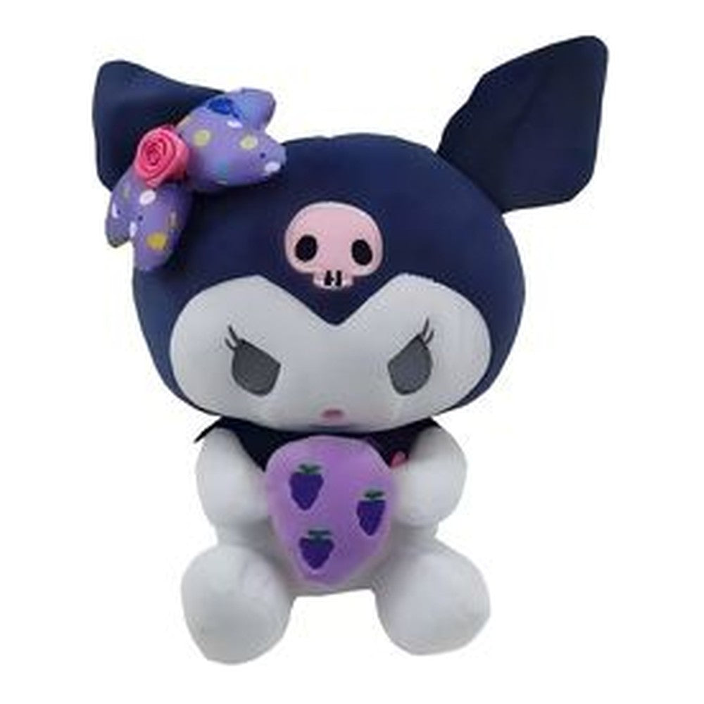 Peluche Kuromi 30CM - c/ Morango Lilás