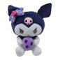 Peluche Kuromi 30CM - c/ Morango Lilás