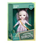 Boneca Escolar 15 Cm Altura - Rosa