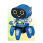 Robot Elétrico c/ Som e Luz 20 x 14 Cm - Azul
