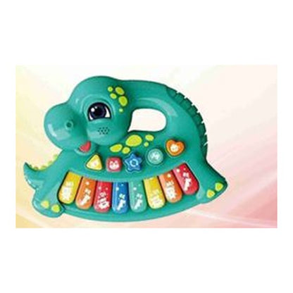 Teclado Musical Dinossauro - Verde