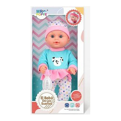 Boneco "Bebé dos Sonhos" - Azul c/ Panda