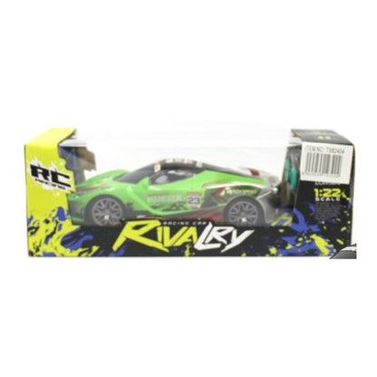 Carro de Corrida Telecomandado 4 Canais 26x11x10 CM - Verde