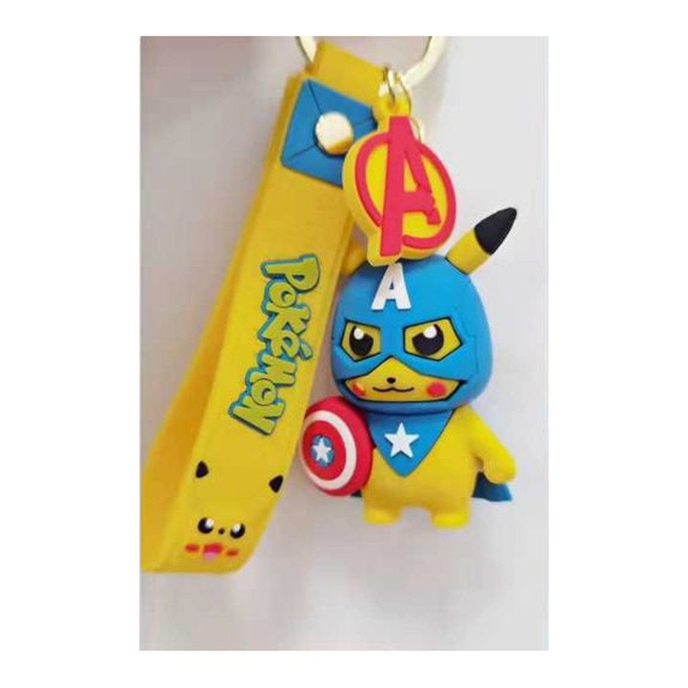 Porta-Chaves Pikachu Vingador - Capitão América