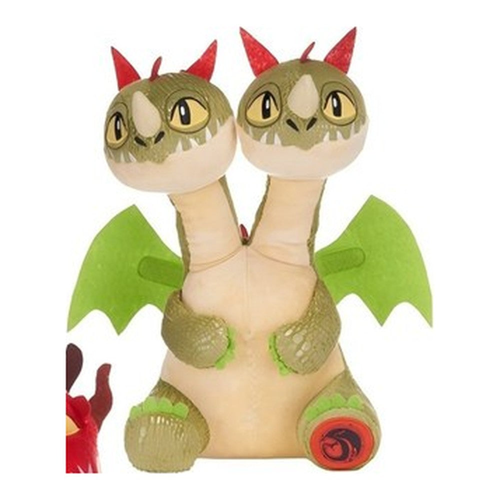 Peluche Como Treinares o Teu Dragão Coleção de 5 Modelos 25 cm - Verde