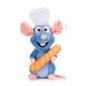 Peluche Pixar - Ratatouille 25CM - c/ Baguete