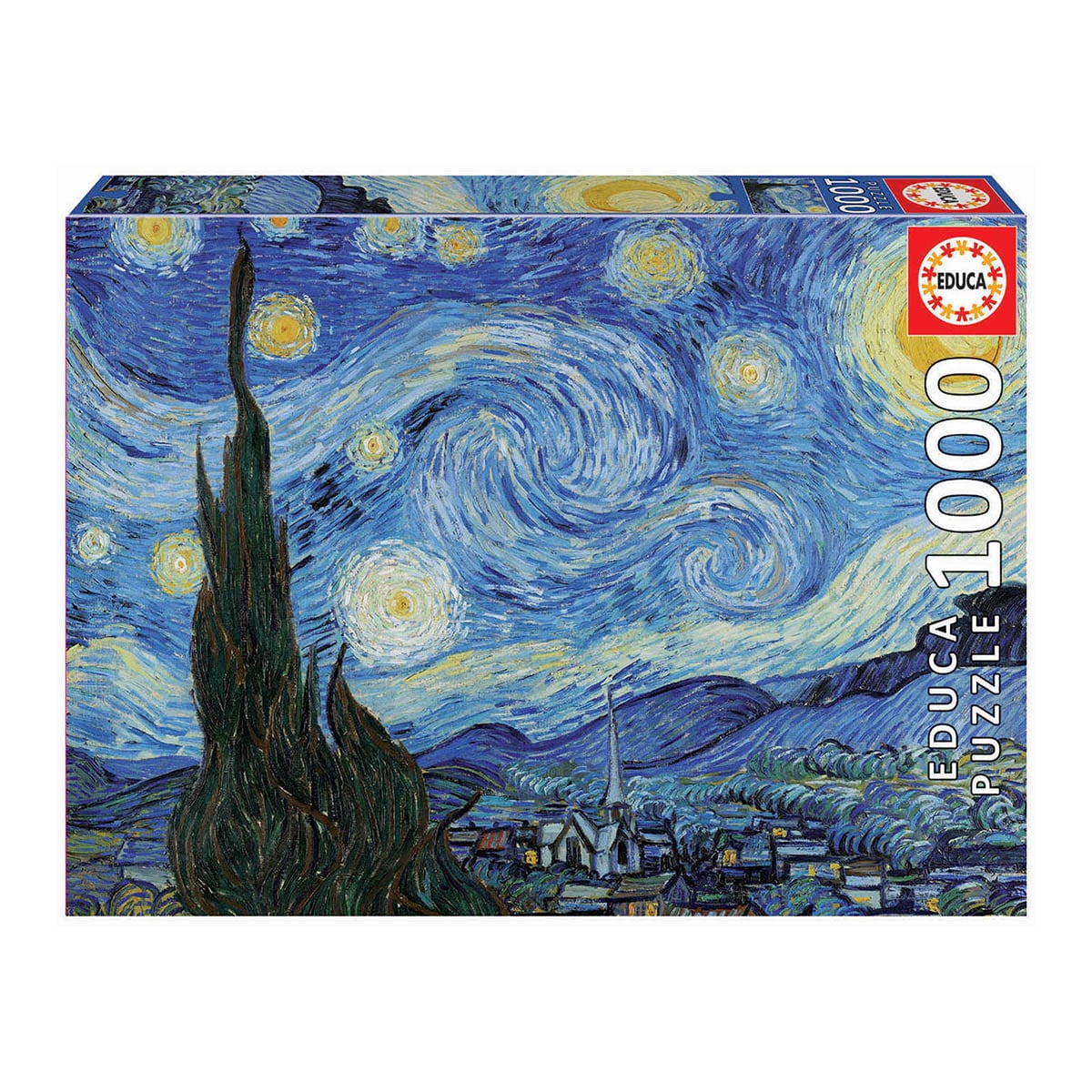Jogo Educa puzzle 1000 A Noite Estrelada Miniatura
